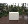 Buy cheap Resin Wicker Storage Box , Aluminum Frame White Rattan Cabinet from wholesalers