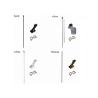 Buy cheap Advertising Custom Wall Mounted Flag Pole Polyester Hanging Outside Use from wholesalers