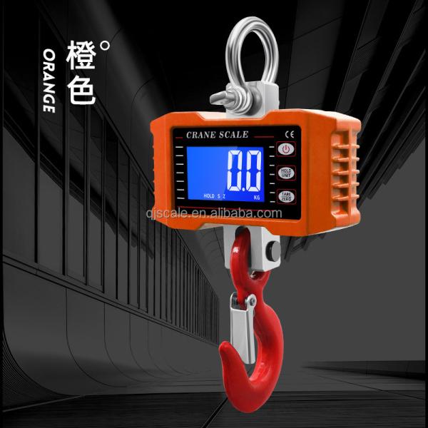 Best Seller Weighing Scale 500Kg Electronic Hanging Crane Scale with Weight Function and 0.1/0.2/0.5kg Division