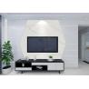 Buy cheap Waterproof White Quartz Stone Polished Surface No Radiation For Living Room from wholesalers