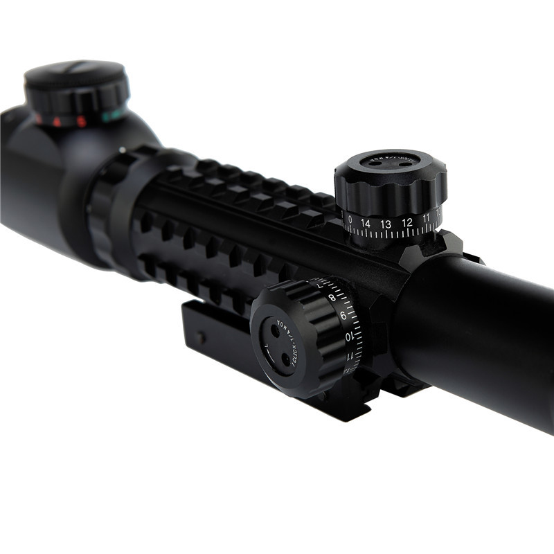 3X-9X Magnification Tactical Hunting Scope Red And Green Reticle Scope