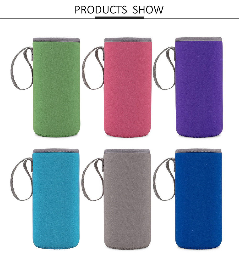 Vibrant Color 16 17 18 Oz Insulated Neoprene Bottle Sleeve