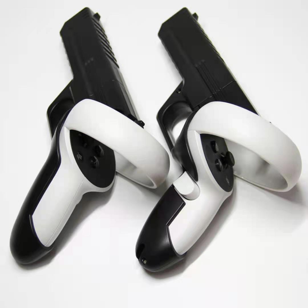 2021 New VR Game Gun Case Protective Cover Touch Controller Grip for Oculus Quest 2 Game Gun shell(1 pair)