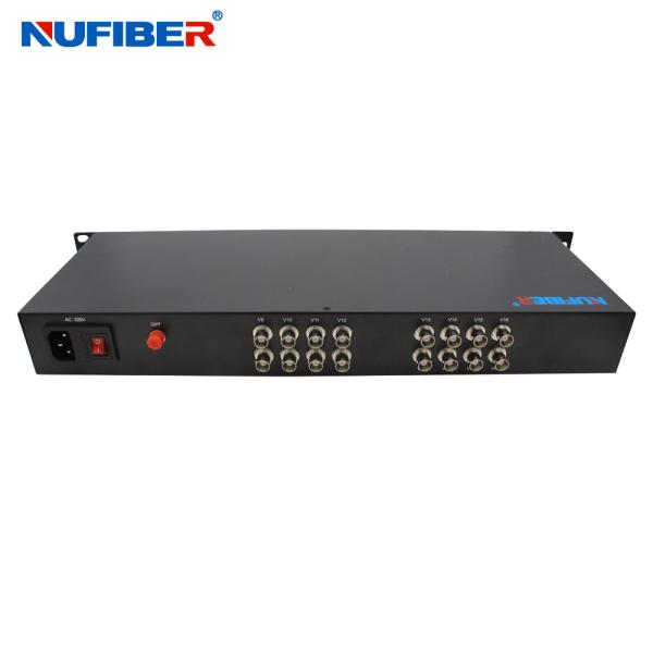 Buy cheap CCTV 16CH HD 1080P Optical Video Converter Single Fiber Single Mode 1310 / 1550nm FC from wholesalers