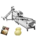 Big Capacity Vegetable Fruit Production Line / Potato Washing And Peeling