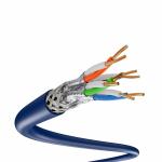 SFTP Outdoor Cat7 Lan Cable Double Shield CCA 28AWG Multicolor