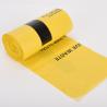 Buy cheap 1 Ton Customized Logo Medical Liners Plastic Biohazard Bags Yellow Security HDPE Accepted Bags CN SHN from wholesalers