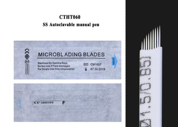 Buy cheap Stainless Steel Microblading Needles For 3D Eyebrow Tattoo , Microscope Tested from wholesalers