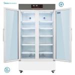 Temperature Accuracy 0.1 Degree Glass Door Pharmacy Refrigerator For Laboratory