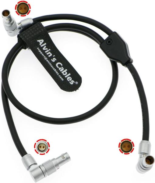 Buy cheap Power Cable For DJI RS2 RSC RS3 Pro RED Komodo Rotatable 2 Pin Male To Adjustable 2 Pin Male & 2 Pin Female Y Cable from wholesalers