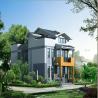 Buy cheap Movable Luxury Steel Frame Homes Cement Floor PVC Or Wood Side Panels from wholesalers