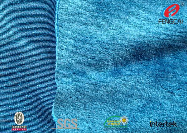 Buy cheap Ultra Soft Stretch Tricot Fabric , Velboa Polyester Velvet Fabric For Garment from wholesalers