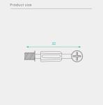32mm Cabinet Furniture Minifix Cam Bolt, Furniture Hardware For Flat Packed