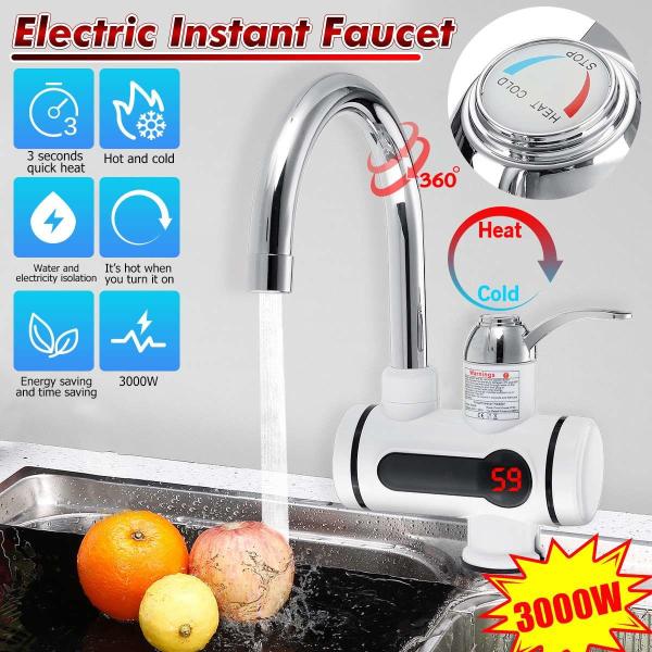 Buy cheap 3-5s Fast Electric Faucet 220V Electric Instant Water Heater Tap For Bathroom from wholesalers