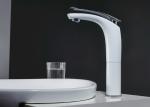 Bubble Aerator Wash Hand Basin Taps , ROVATE Waterfall Faucet For Bathroom Sink