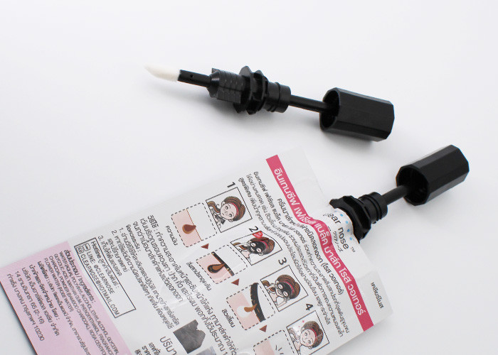 Creative Lip Liner Liquid Spout Bags Stem With Brush Caps Portable