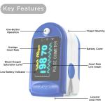 1.5V alkaline batteries OLED Display Finger Pulse Oximeter