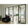 Buy cheap Heat Insulation Commercial Aluminium Doors Casement Door Construction Easy Install / Clean from wholesalers
