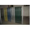 Buy cheap Heavy Duty UK Market W Pale Galvanized Coated Black Steel Palisade Fencing Round Shape from wholesalers