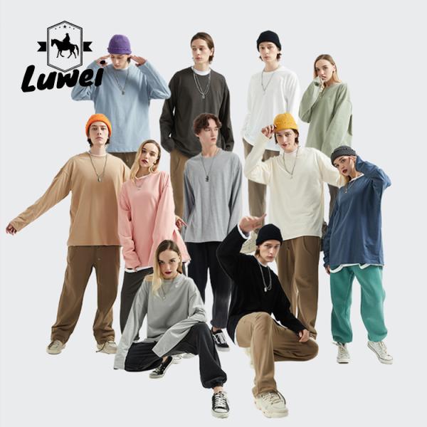 Buy cheap Manufacturer Washed Gym 230g Thickened Long-sleeved Round Neck 100% Cotton Oversize Sweatshirt Streetwear Hoodie from wholesalers