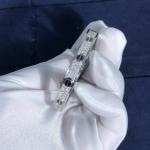 Factory Custom Fine Jewelry 18k White Ogold LOVE Bracelet, Diamond-Paved,