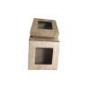 Buy cheap Custom Disposable Food Grade Cardboard Corrugated Paper Box Hamburger Packaging from wholesalers