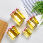 Customer Design Glass Jam Jar Vacuum For Honey Screw Lid Round Shaped