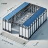 Buy cheap Sandwich Panel Steel Structure Warehouse Corrosion Resistant Q355b Q235b from wholesalers
