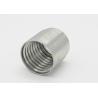 Buy cheap Silver / Golden Hydraulic Hose Fitting , Hydraulic Pipe Fittings Galvanized Zinc Appearance from wholesalers