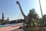 Outdoor Animatronic Mechanical Dinosaur 110/220vac 50/60hz Brachiosaurus For