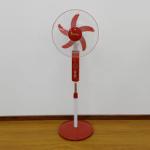 16 / 18 Inch Rechargeable Solar Fan Energy Saving DC 12V Floor Fans With Battery