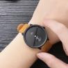 Buy cheap SS316L case Custom Design Watches 3ATM Waterproof Genuine Leather Quartz Watch from wholesalers