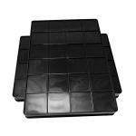 ESD PCB Tray Thicken PP Plastic Antistatic Storage Trays Black ESD Packing