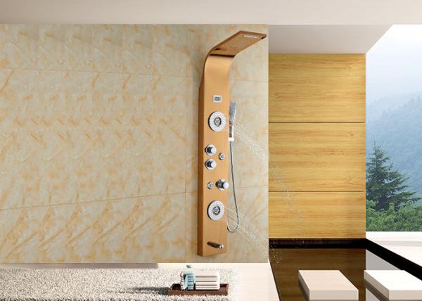 Buy cheap ROVATE Smart Thermostatic Shower Panel Tower 5.5 - 8.5KW Rated Power from wholesalers