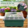 Buy cheap Wholesale Plastic Cell Plant Seed Trays Propagatorkit Germination Tray Seedling Starter Nursery Tray With Lid from wholesalers