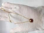 XS Model High End Custom Jewelry Amulette De Necklace 18K Rose Gold Carnelian