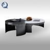 Buy cheap Stainless Steel Coffee Table Set Brushed Champagne Gold 11mm Sintered Stone On Top from wholesalers