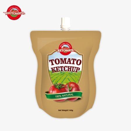 We Offer Convenient 140g Ketchup Sachets That Meet International Standards And