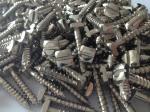 Square slotted head self-tapping screws nickel finish with class 8.8 10B21
