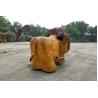 Buy cheap Foam Steel Tube Lion Dinosaur Kids Car , Animal Battery Car Customized from wholesalers