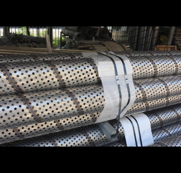 Buy cheap 304 316L Perforated Stainless Steel Cylinder , Durable Perforated Filter Tube from wholesalers