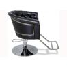 Buy cheap Custom Black Royal Salon Hair Styling Chairs U - Bar Footrest , Classic Design from wholesalers