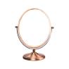 Buy cheap 360d rotation Luxury Standing Cosmetic Mirror , Oval Gold Table Mirror With Stand from wholesalers