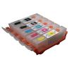 Buy cheap Canon Refillable Ink Cartridges MG5120 MG5520 , PGI - 225 Empty Ink Cartridges from wholesalers