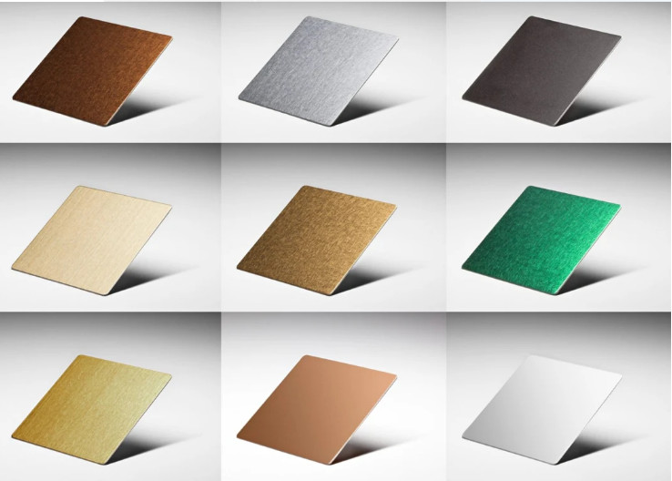 316 8K Mirror Golden Stainless Steel Sheet Decorative 1mm SS Sheet Cold Rolled