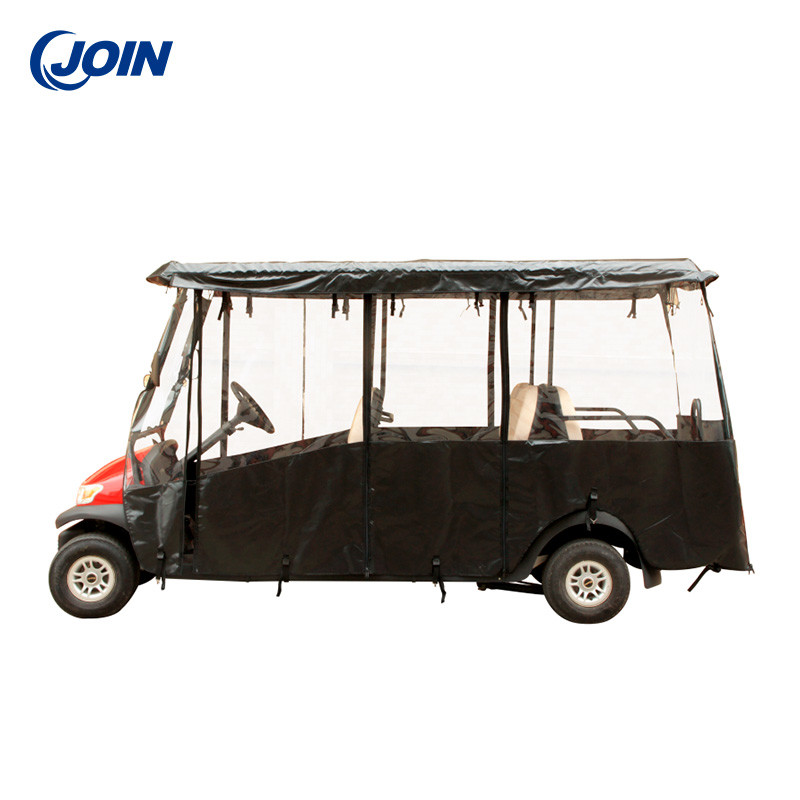 Waterproof Golf Cart Enclosure Electric 4+2 Golf Buggies Rain Cover