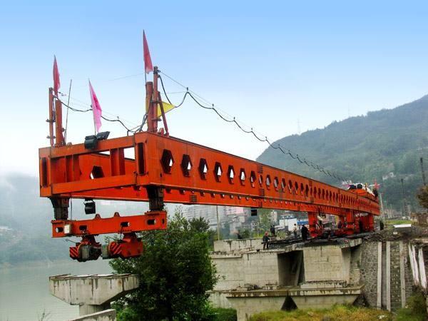 Buy cheap 3 Phase 380V 50Hz Curved Bridge Erecting Machine 80T To 160T from wholesalers