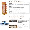 Buy cheap Metal wire potato chips candy snack display racks detachable mobile display stand with wheels from wholesalers