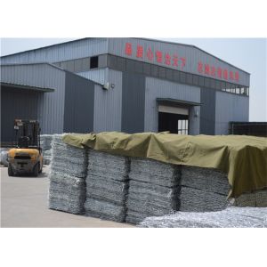 China Galvanized Gabion Box 2x1x1m Hexagonal Mesh for Retaining Walls on sale