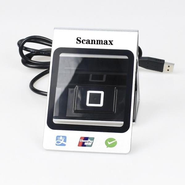 Buy cheap POS QR Code Desktop Barcode Scanner Android Mobile Payment 10mil Resolution 1mA from wholesalers